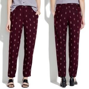 Madewell Delancy Slouch Trousers Size 10